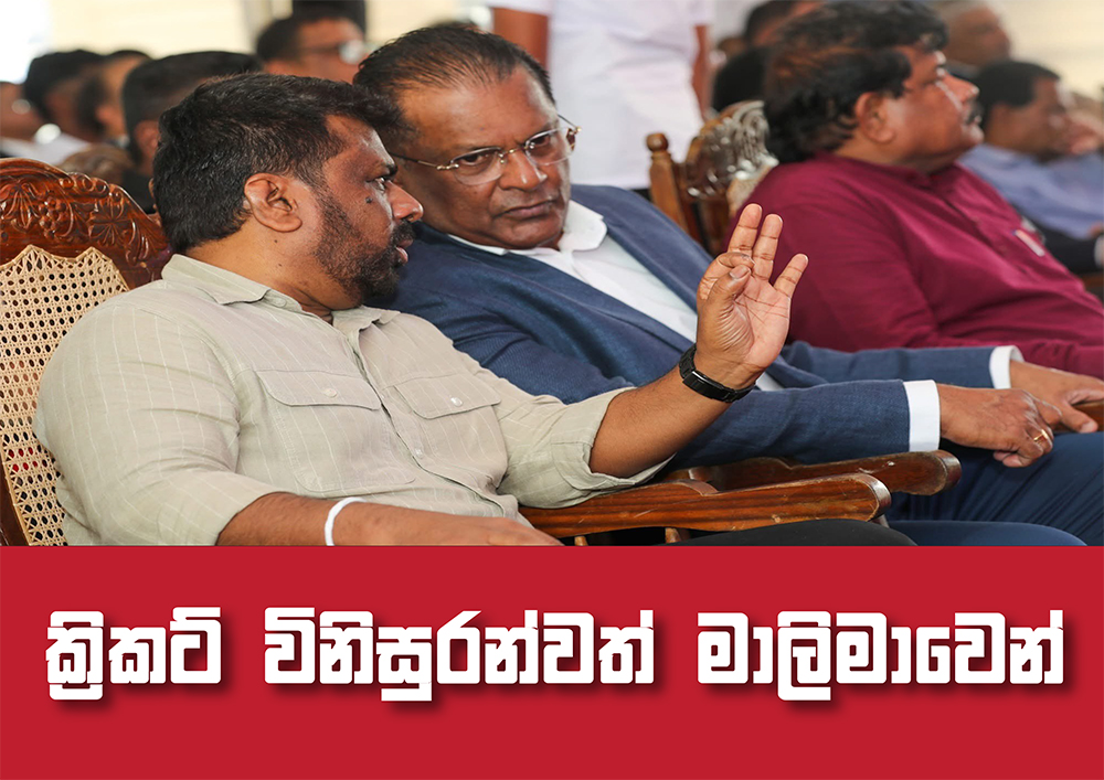 ක්‍රිකට් විනිසුරන්වත් මාලිමාවෙන්