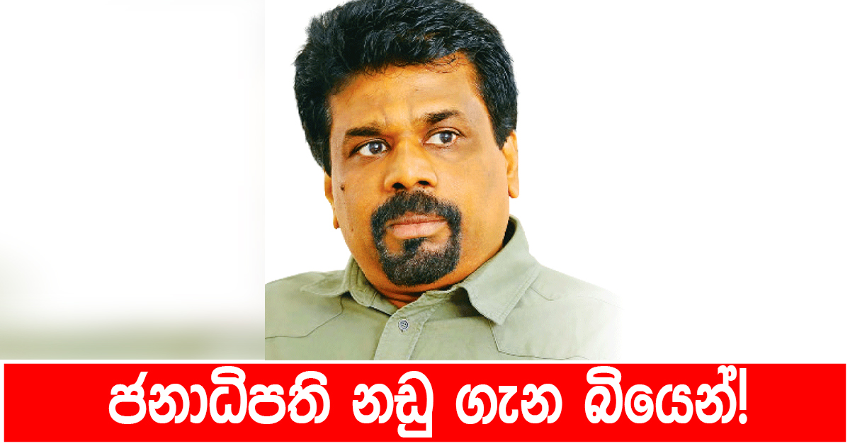 ජනාධිපති නඩු ගැන බියෙන්!